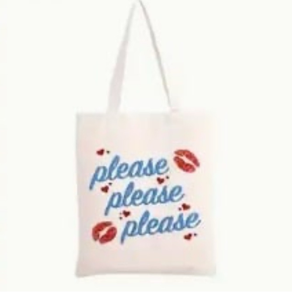 Last Chance 🚨 “Please Please Please” Fan Made Canvas Tote Bag